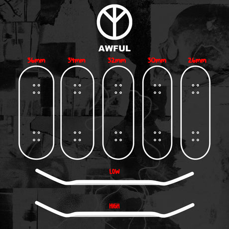 Awful Fingerboard Deck - Women in Black