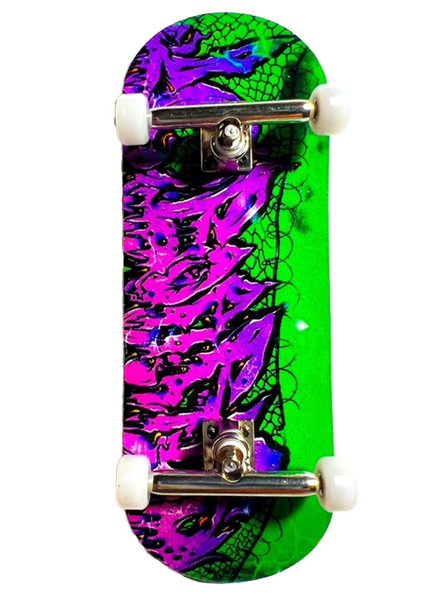 LC Boards Street Art Series Fingerboard Complete - LC Piece