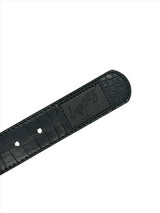 Loosey Black Croc Skin Belt