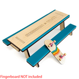 Teak Tuning Fingerboard Ramp - Picnic Table w/ Acrylic Surface