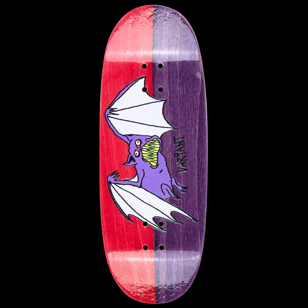 Variant Fingerboard Deck - Fakie Vanilla Red and Purple