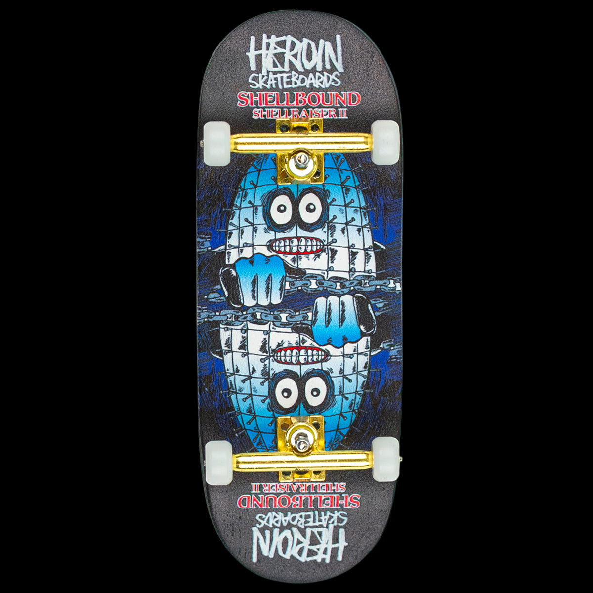 Close Up x Heroin Skateboards Fingerboard Complete - Shellraiser II