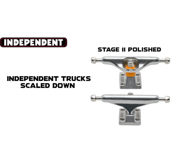 Joycult x Independent Fingerboard Stage 11 Trucks - 34mm