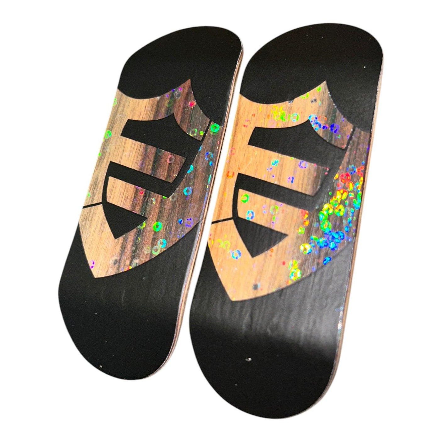 FlatFace G16 Fingerboard Deck Mike's Numbered Special Series - TwoTone Holographic Matteblack FF Logo