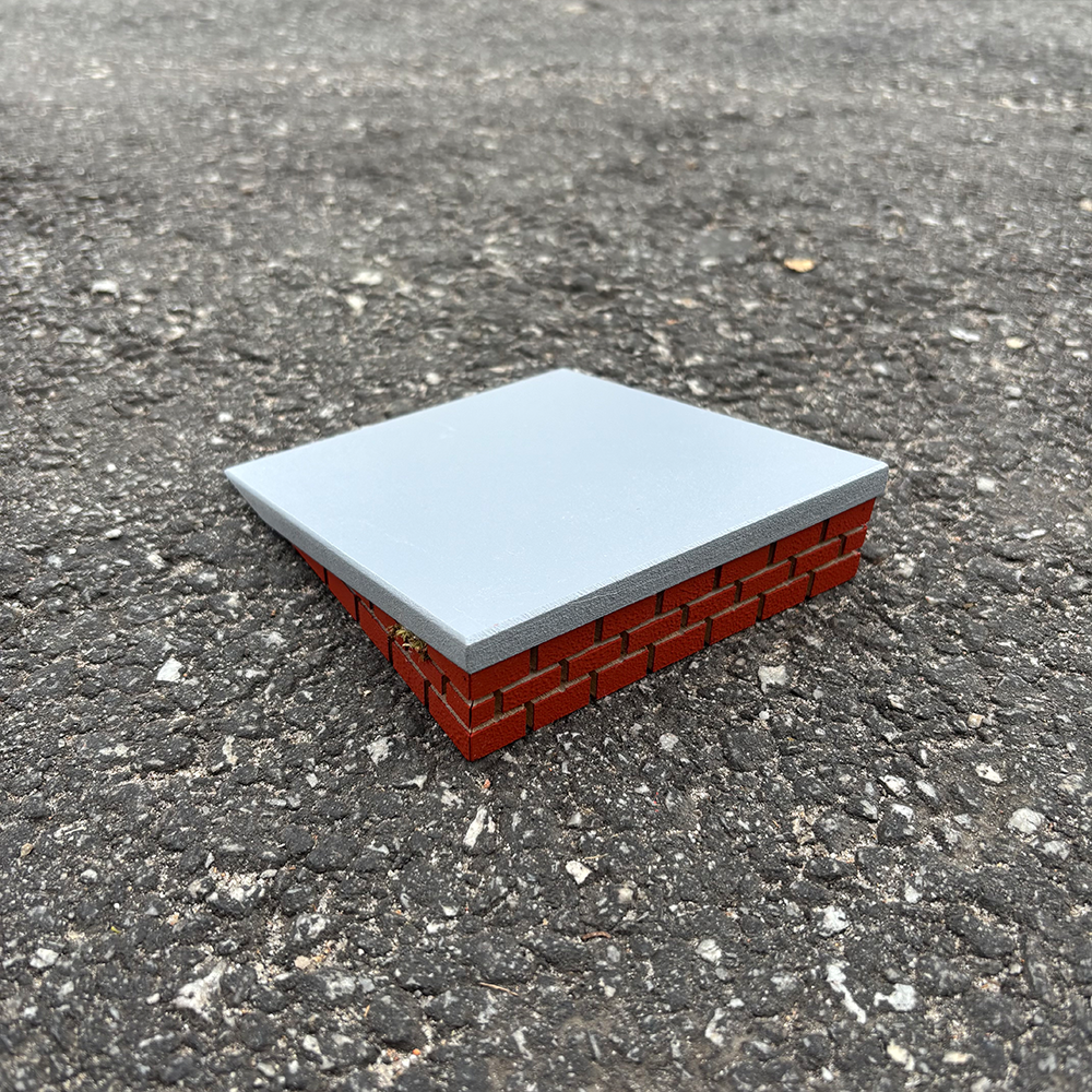 Ollie Fingerboard Ramps - Wooden Bricked Kicker