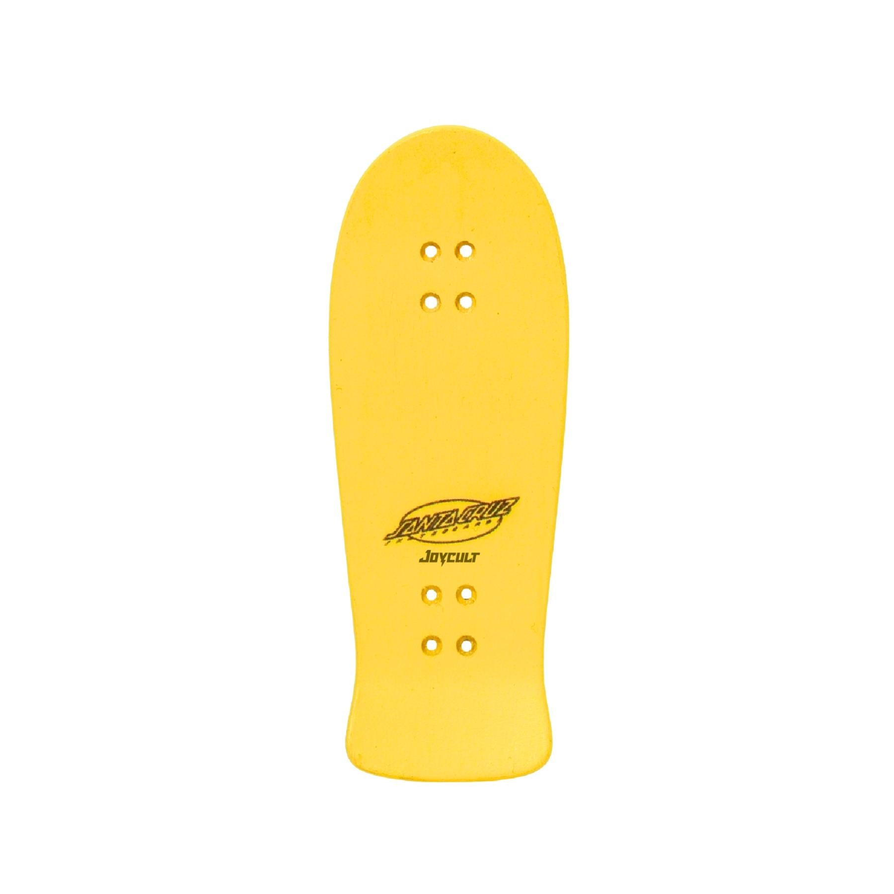 Joycult x Santa Cruz Fingerboard Deck - Meek Slasher Yellow