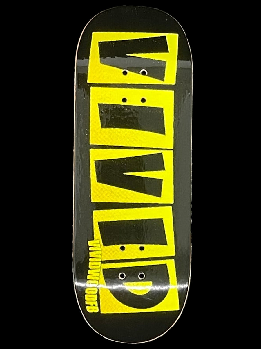 VividWood Fingerboard Deck - Gold Vivid Baker