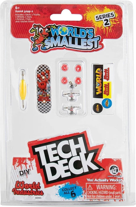 Tech Deck World's Smallest Fingerboard Complete - World Industries Series 2