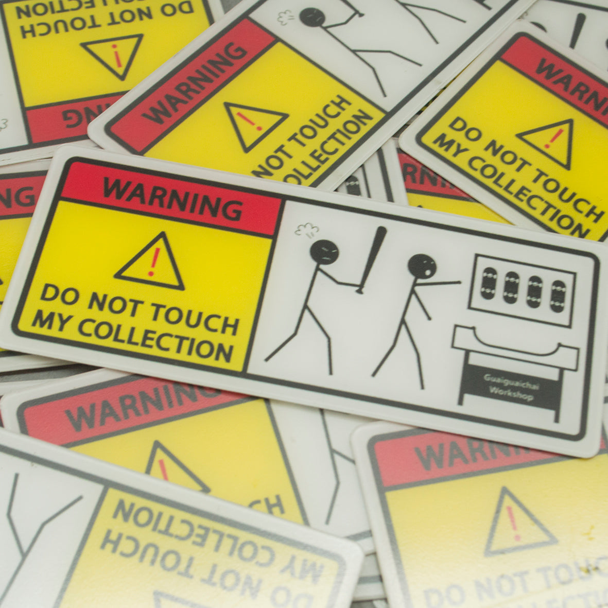 GGC Funny Signs - Don't Touch my Collection