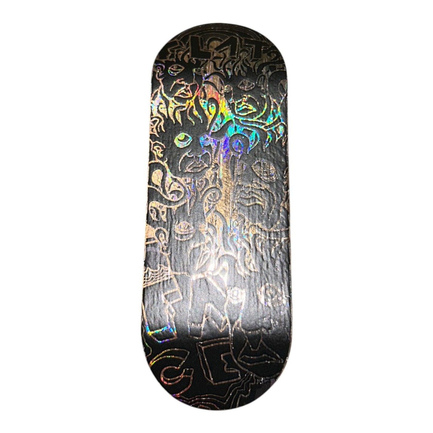 FlatFace G16 Fingerboard Deck Mike's Numbered Special Series - Holographic Matteblack Zeph on Wood