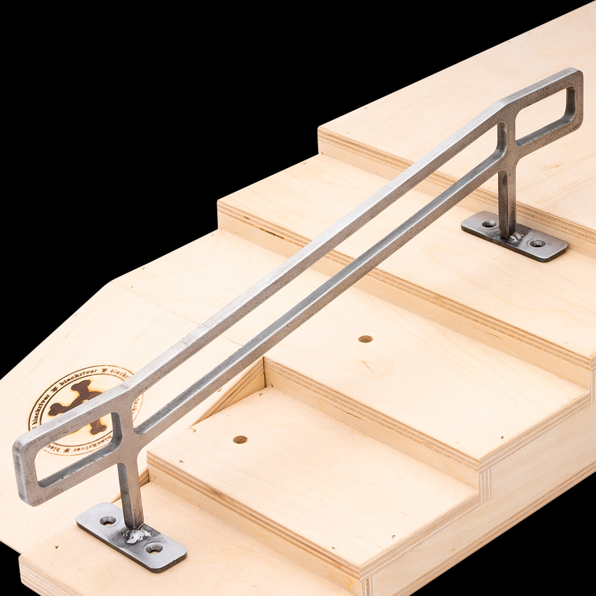 Grind Right Fingerboard Rail - Square 5 Stair Kink Rail