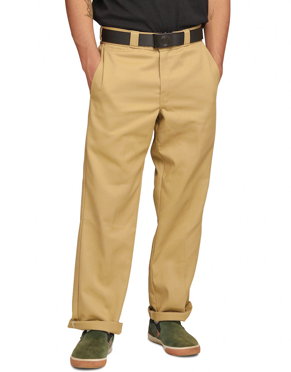 Dickies '67 Slim Fit Pants Khaki – The Vault Pro Scooters - Main Image
