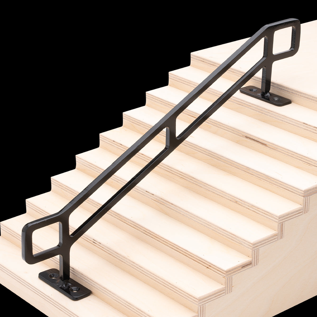 Grind Right Fingerboard Rail - Square 10 Stair Kink Rail