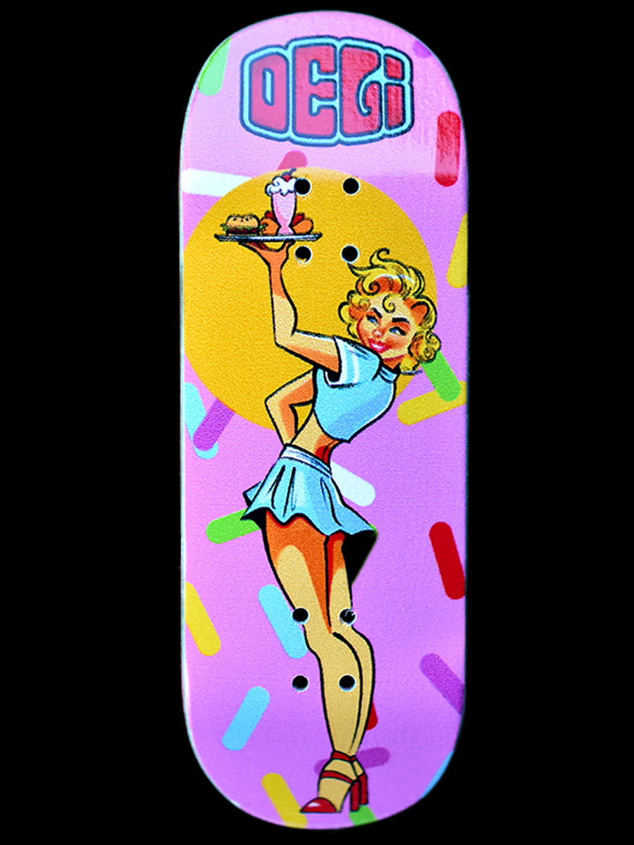 DeliDecks Fingerboard Deck - Check Pls