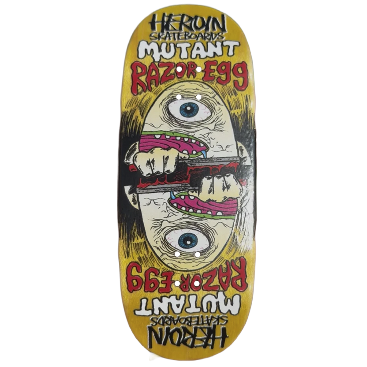 Maple Lab Fingerboard Deck - Mutant Razor Egg