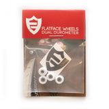 FlatFace Fingerboard Dual Durometer Bearing Wheels - White