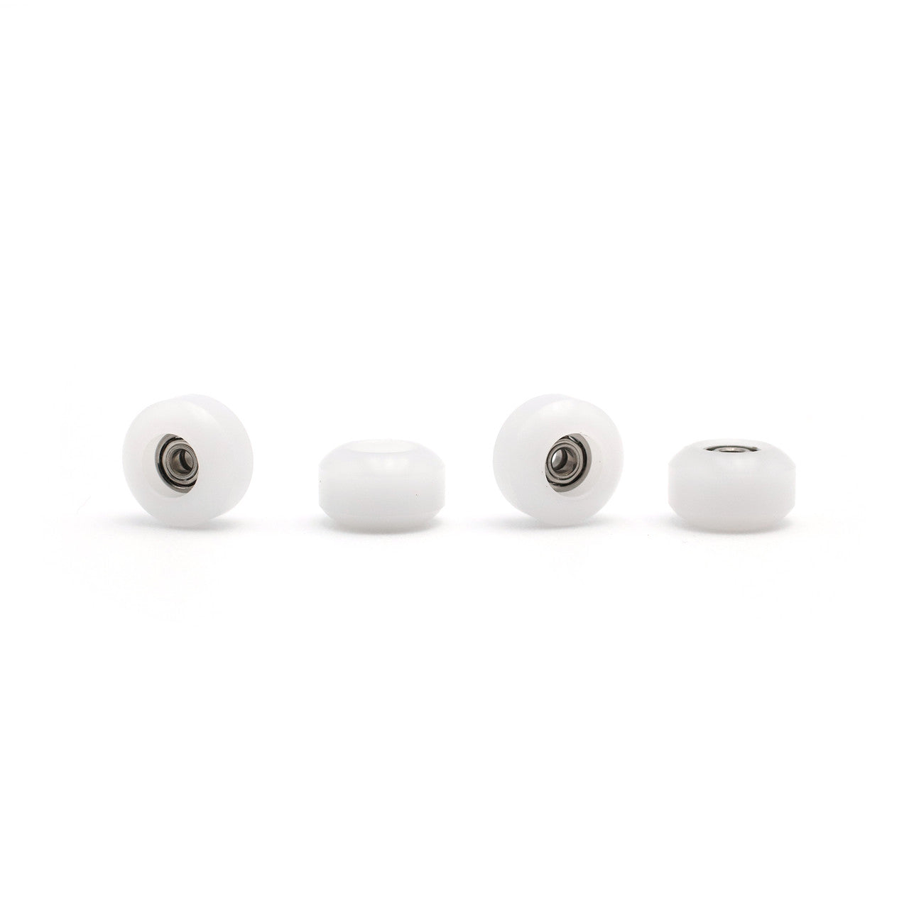 FlatFace Fingerboard G10 Dual Bearing Wheels - White