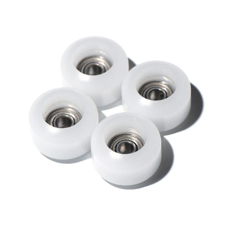 FlatFace Street Shape Fingerboard  Wheels - White
