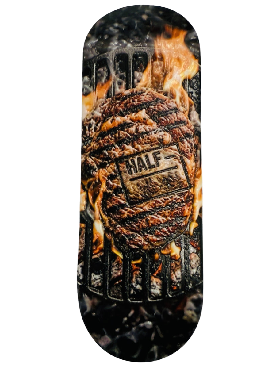 Half Fingerboard Deck - Grill Master