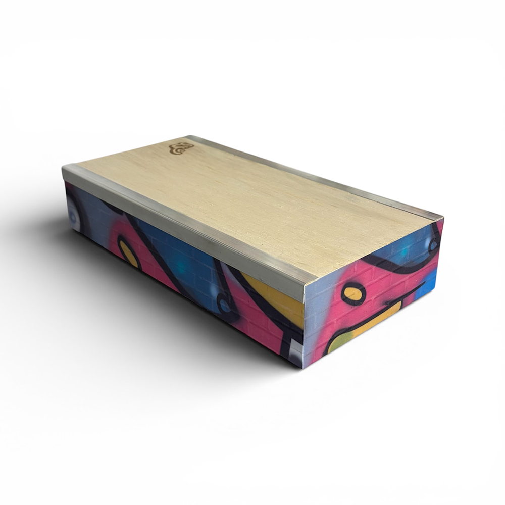 Ollie Fingerboard Ramps - Color Drunk Manual Pad