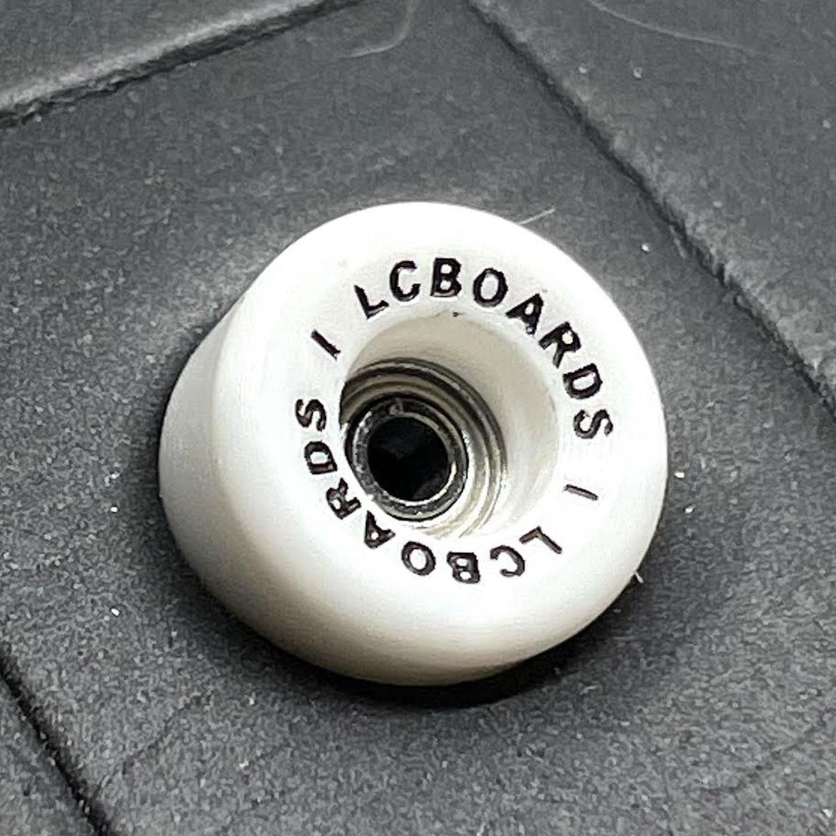 LC Boards Lettered Urethane Fingerboard Wheels - Bowl 2.0