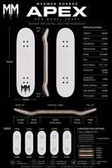 Medmen Carbon Fingerboard Deck - Midnight Purple
