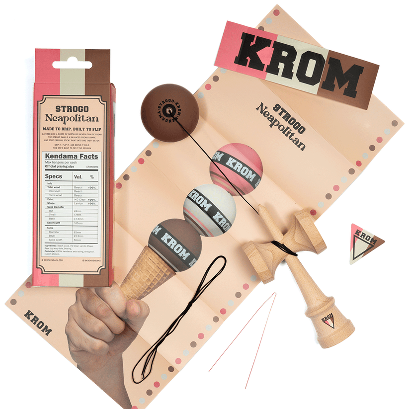 Krom Strogo Neapolitan Kendama – The Vault Pro Scooters