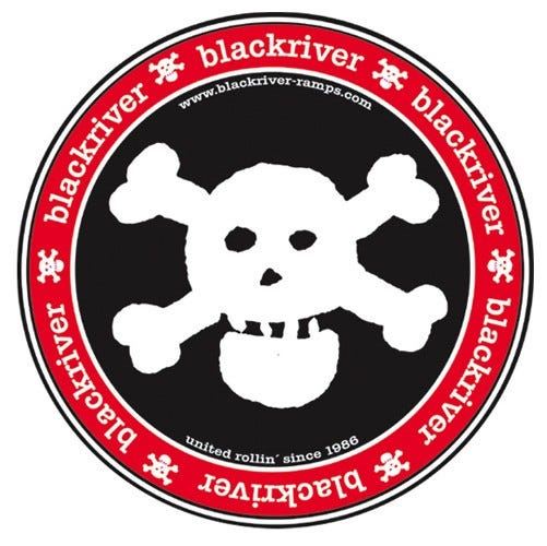 Blackriver Skull Sticker