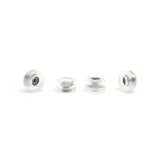 FlatFace Fingerboard G10 Dual Bearing Wheels - 72D Ultra - Clear