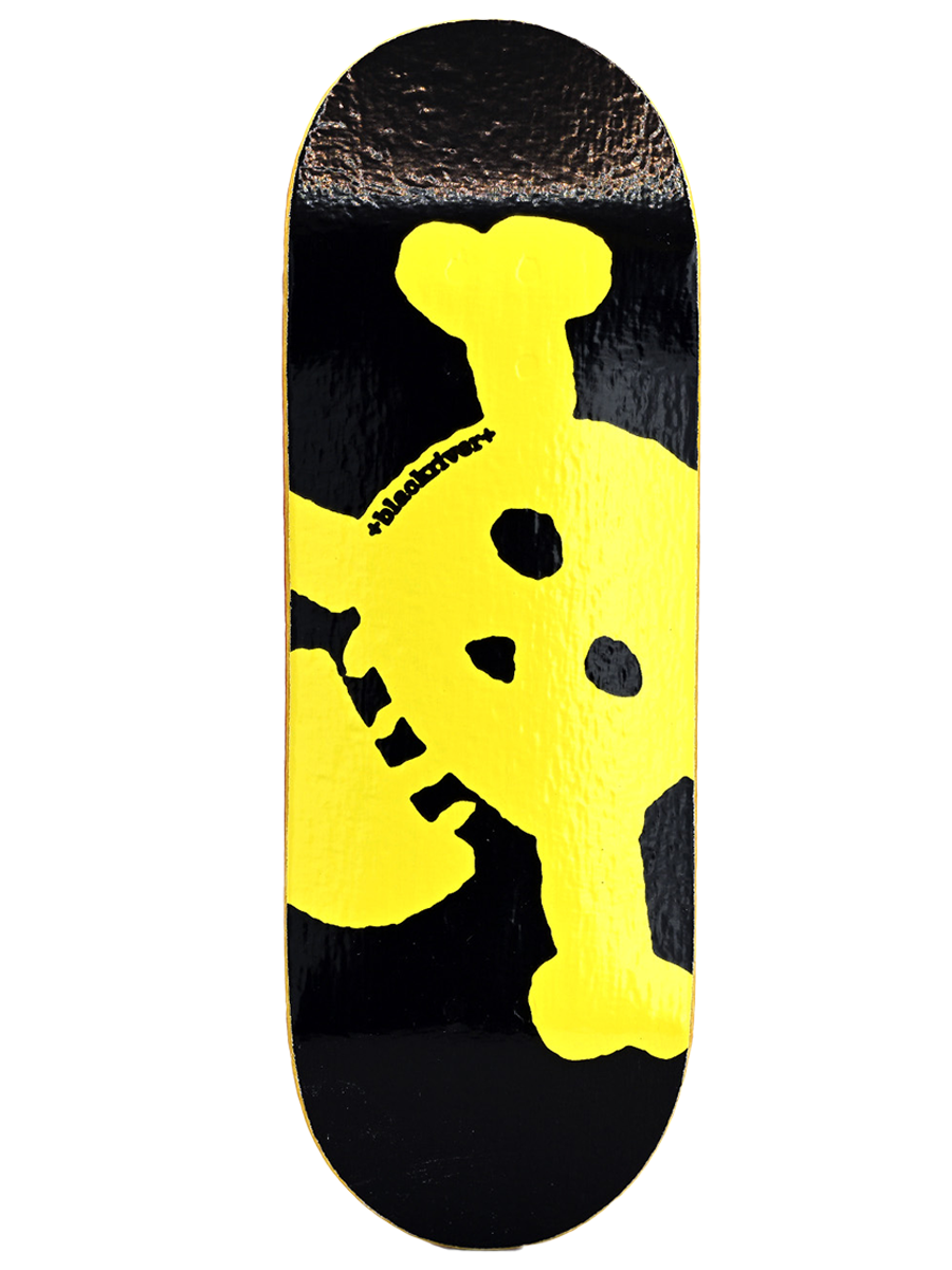 Blackriver Fingerboard Deck - Yellow New Skull – The Vault Pro