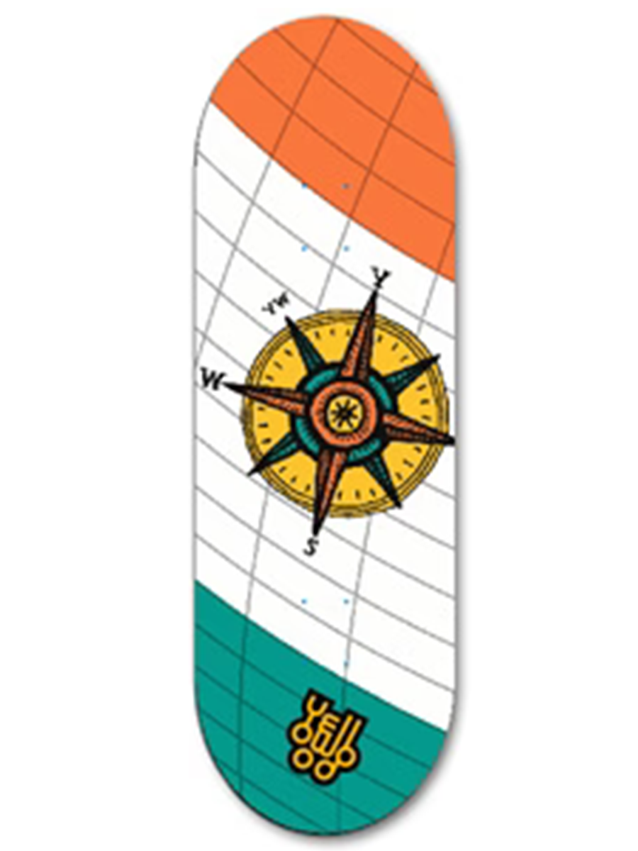 Yellowood Fingerboard Deck - Compass