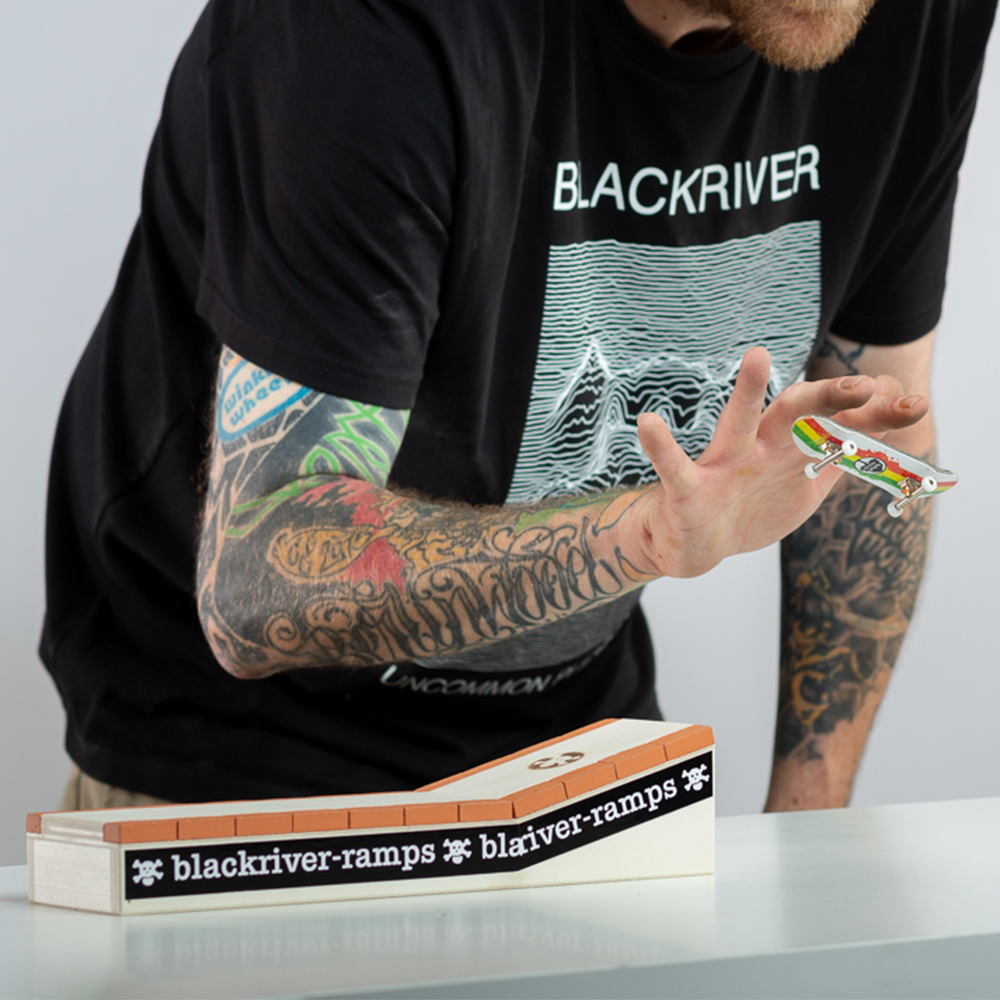 Blackriver Fingerboard Ramps - Brick Curb