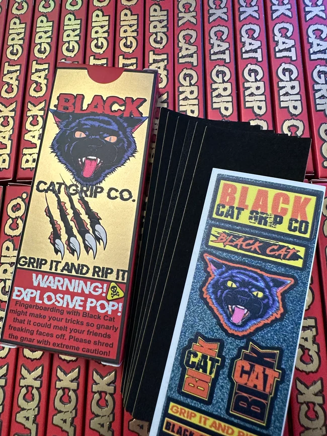 Black Cat Grip Co. OG Cinta de agarre para diapasón, paquete de 6