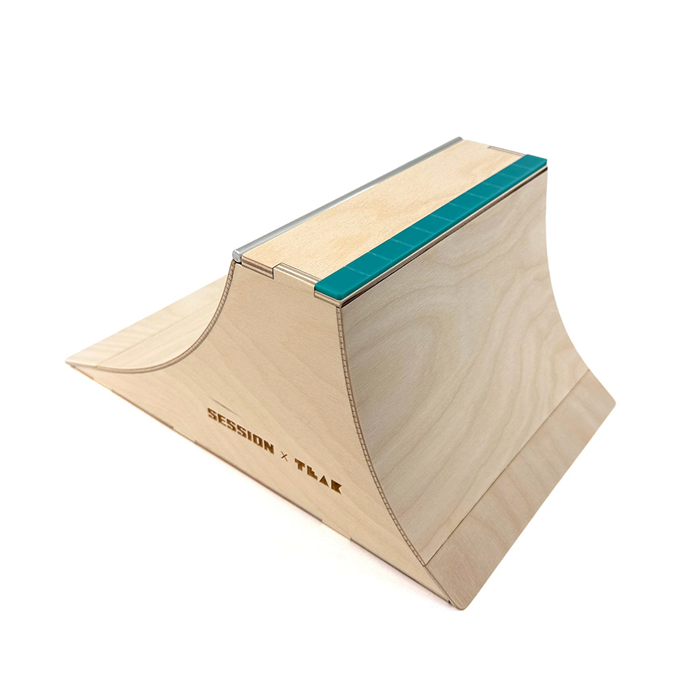 Teak Ramp Teak Tuning Fingerboard Ramp - The Wall XL w/ Acrylic Coping – The ...