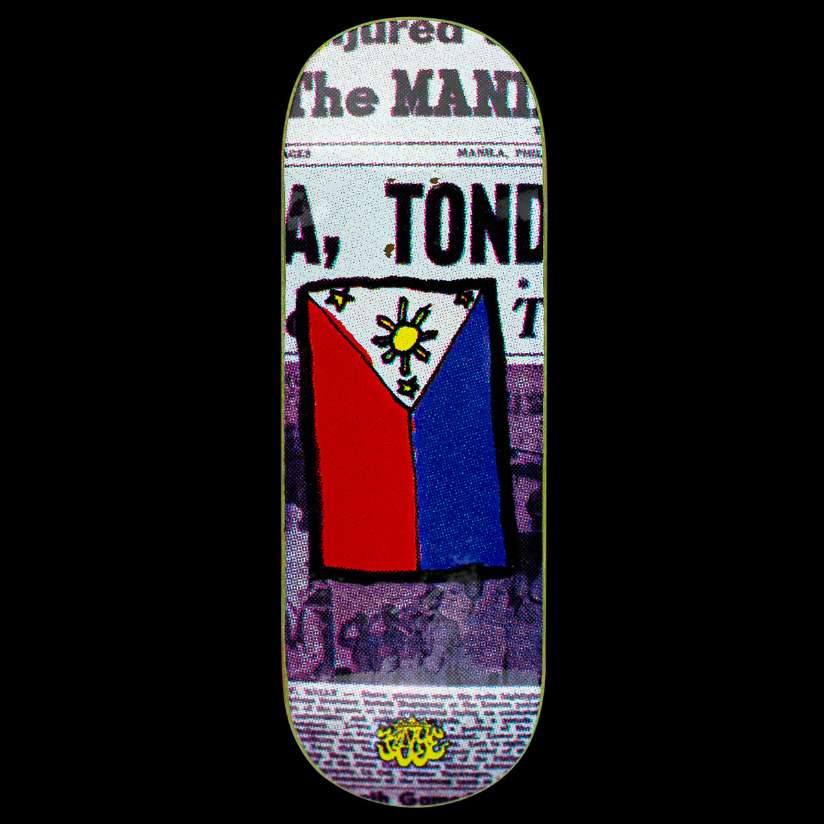 Kalye Fingerboard Deck - Flag