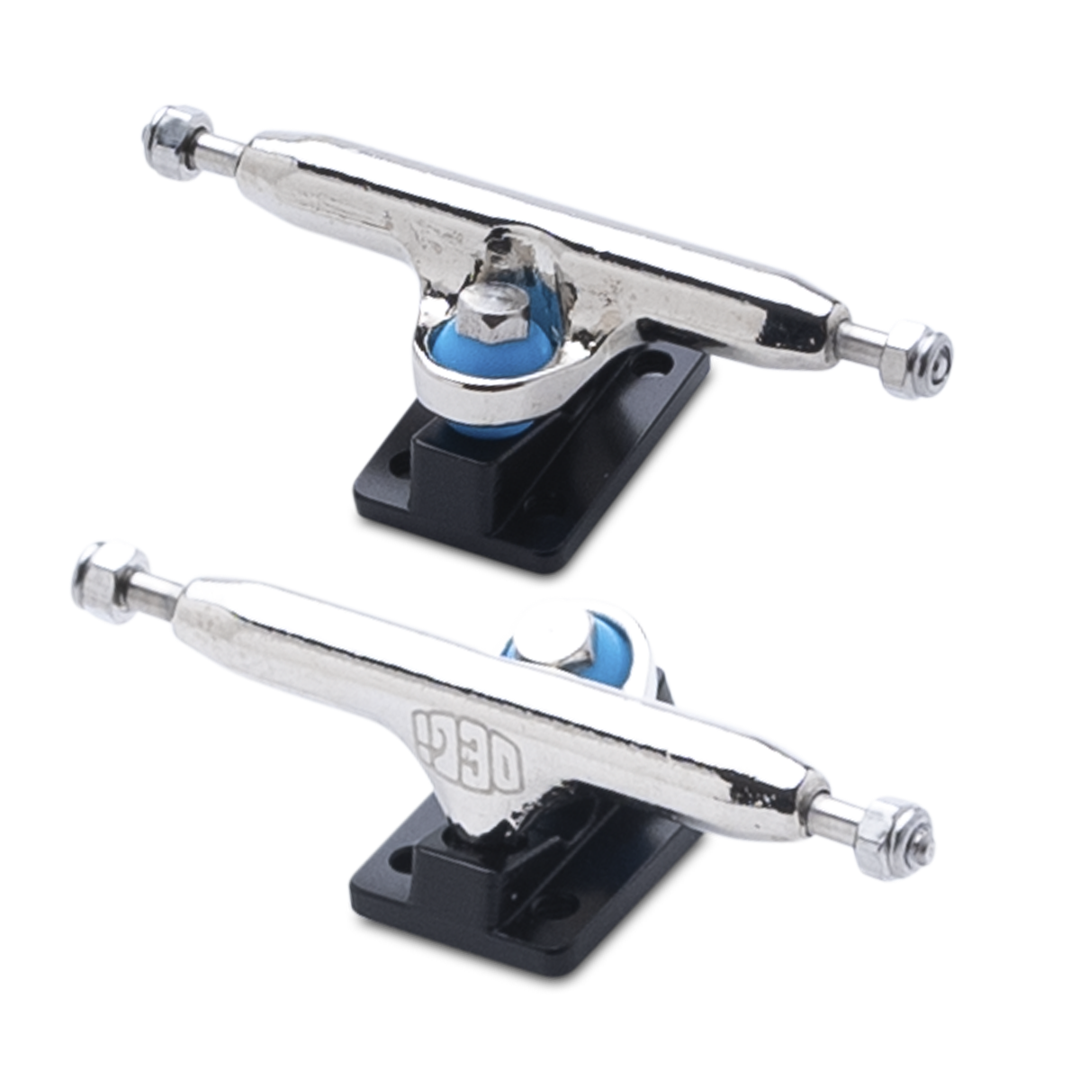 DeliDecks T2 Fingerboard Trucks - Hex Hybrid Trux 34mm