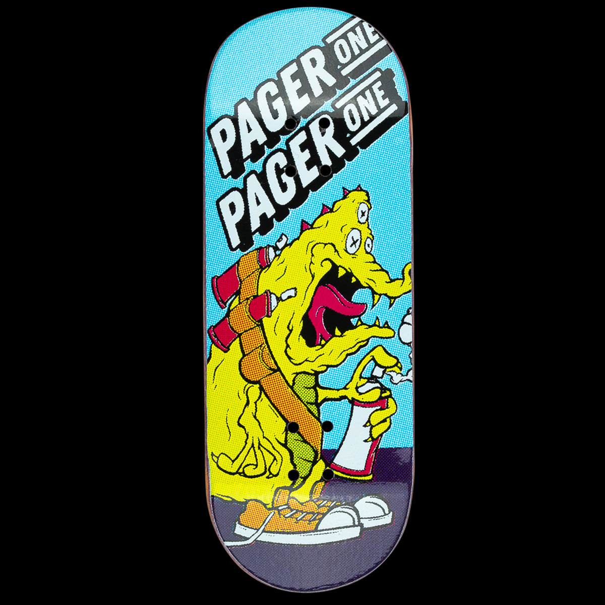 Chems Fingerboard Deck - Pager One Pro Model