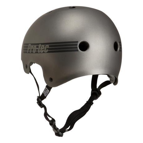 Pro-Tec Old School Certified Skate Helmet - Metallic Gunmetal