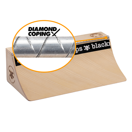 Rampa Blackriver Finberboard - Pocket Quarter XL con borde de diamante