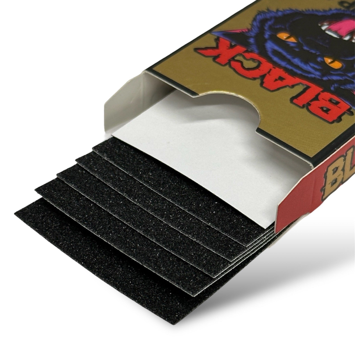 Black Cat Grip Co. Skate Grit Fingerboard Tape - 4 Pack