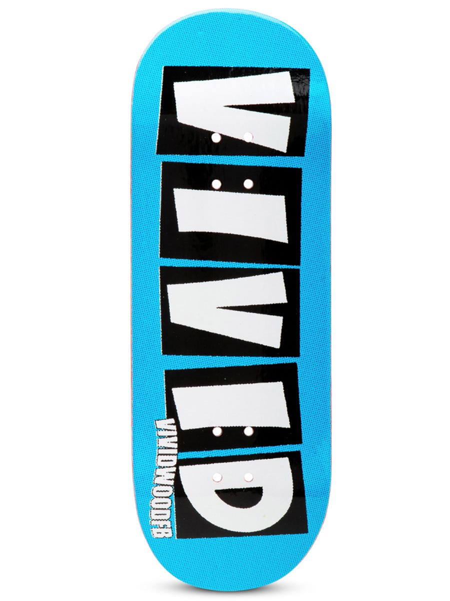 VividWood Fingerboard Deck - Blue Vivid Baker