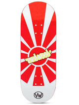 VividWood Fingerboard Deck - Red Sunrise