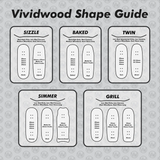 VividWood Fingerboard Deck - Blue Vivid Baker