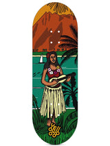 Yellowood Fingerboard Deck - Hula Girl