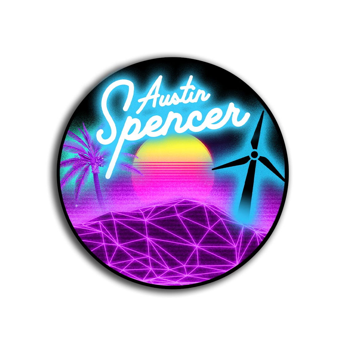 Austin Spencer Signature Sticker