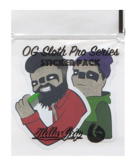 Hella Grip OG Sloth Pro Series Sticker Pack V2