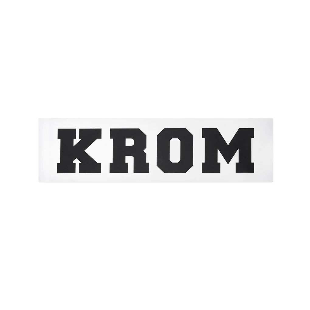 Krom Silver Stickers