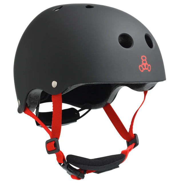 Triple Eight Helmet Lil 8 Black Rubber Triple Eight Helmet Lil 8 Black Rubber