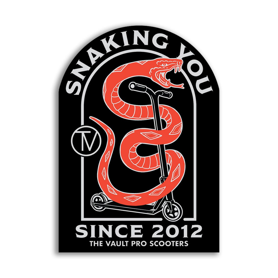 TV Snake Sticker – The Vault Pro Scooters