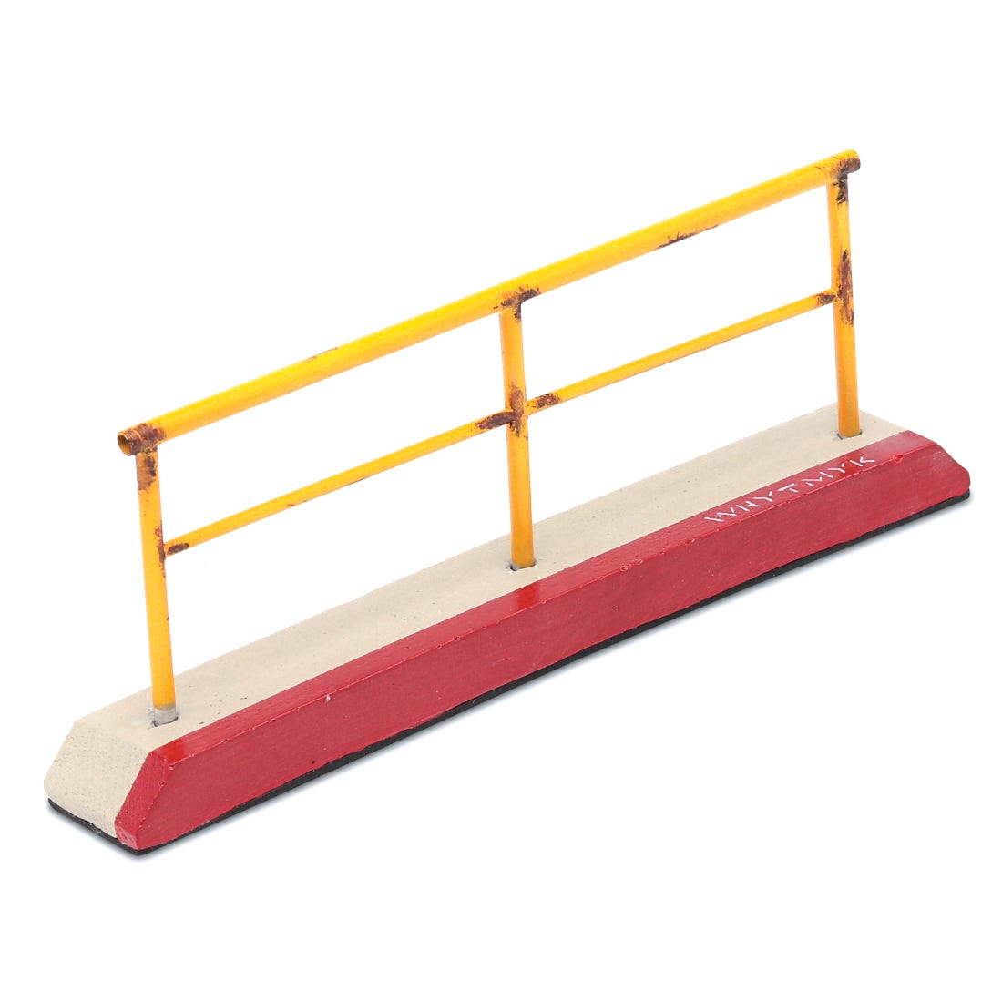 WhytMykConcrete Fingerboard Ramp - Handrail with Base – The Vault Pro ...